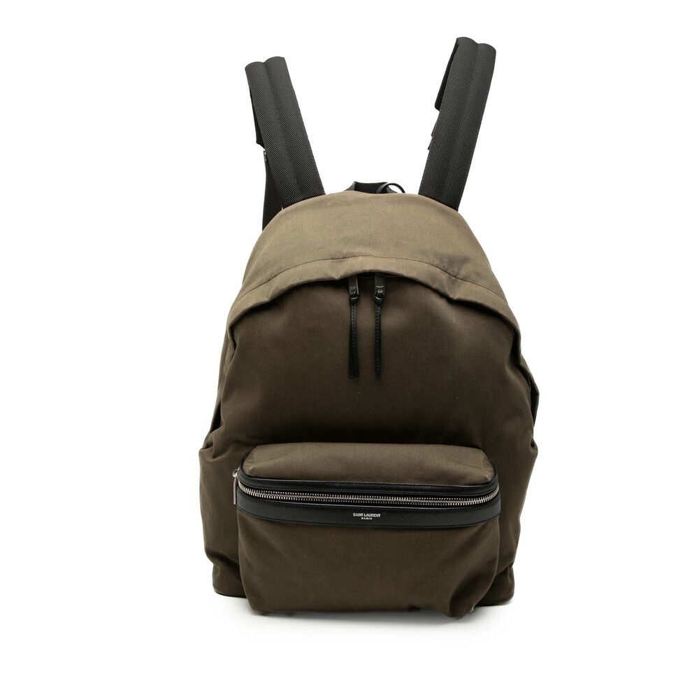 Pre-Loved Saint Laurent Canvas City Backpack - Picture 1 of 7